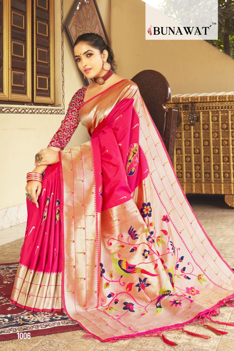 Pushpa By Bunawat Party Wear Sarees Catalog
